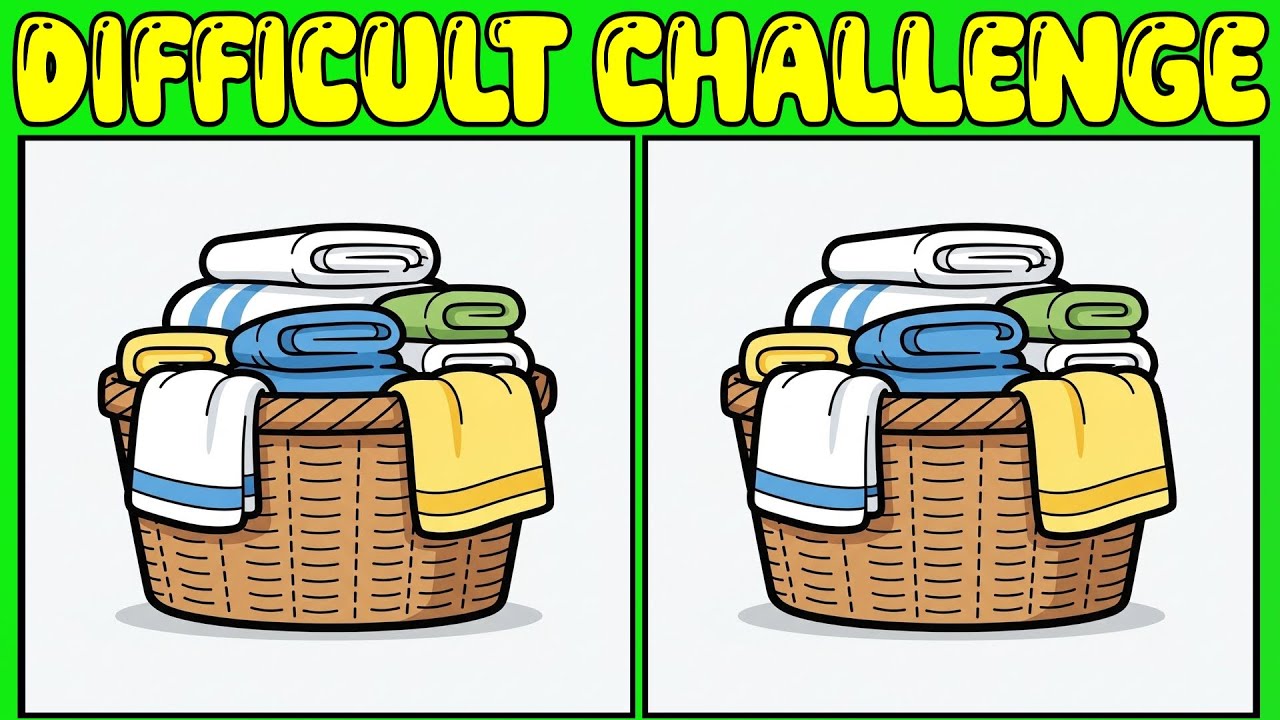 Check Your Brain Age: Find All 3 Differences in 60 Seconds (Daily Cognitive Test)