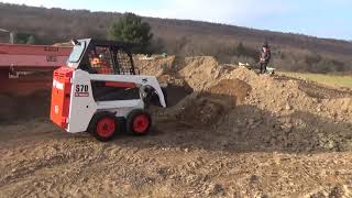 2015 Bobcat S70 Mini Rubber Tire Skid Steer Loader ONLY 795 HOURS!!! Kubota Diesel For Sale Nice!!!!