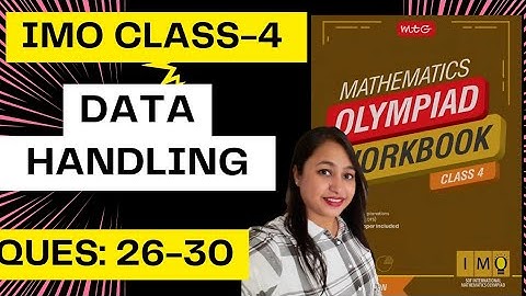 ✳️SOF IMO Class-4 💯 2025-2026🏅Chapter-6 Data Handling Ques: 26-30 📚 Achievers Section (HOTS)