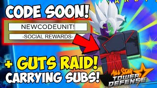 NEW CODE SOON] ASTD Raid Carries  All Star Tower Defense Update