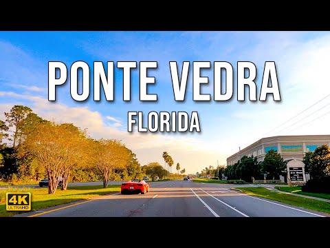 Ponte Vedra Beach Drive [4K] | Florida Scenic Drive