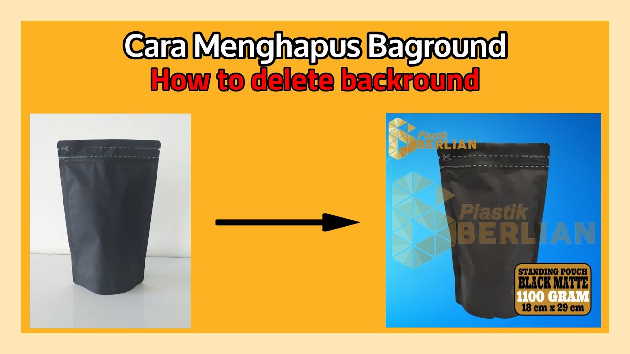Cara Menghapus backround foto di photoshop part 2 