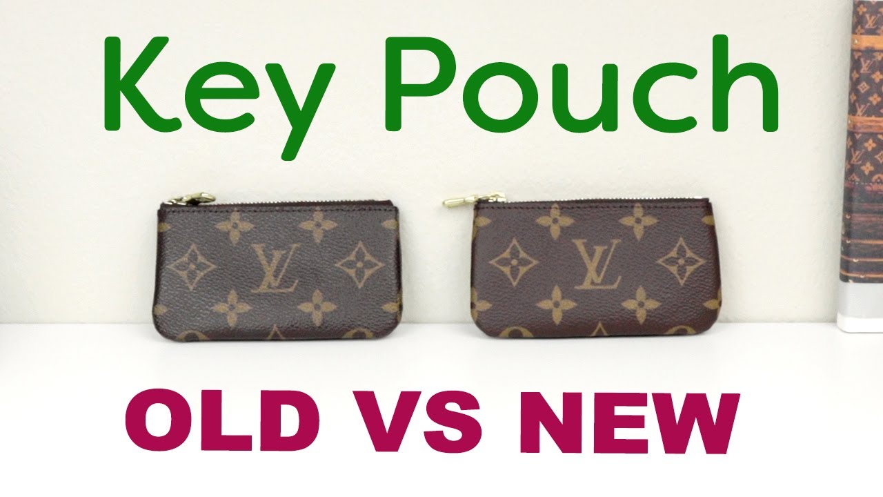 Louis Vuitton Key Pouch Old 2012 VS New Model Monogram Canvas 2021 