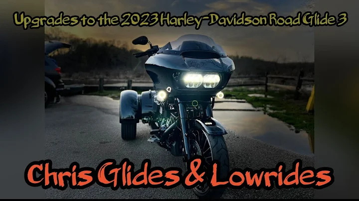 Updated add on parts to the 2023 Harley-Davidson Road Glide 3