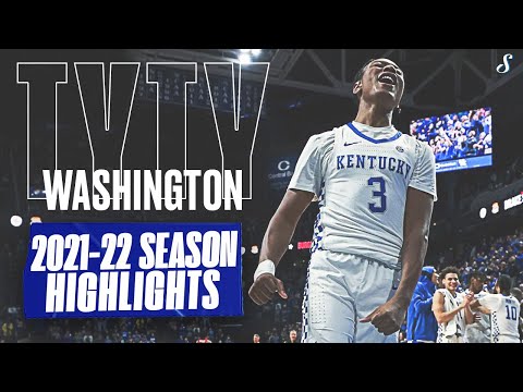SEC All-Freshman TyTy Washington's 2021-22 Kentucky Season Highlights
