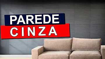Quais cores combinam com parede cinza?