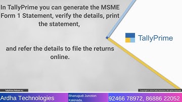 HOW TO VIEW MSME FORM 1 STAMTEMENT (VIDEO -34)