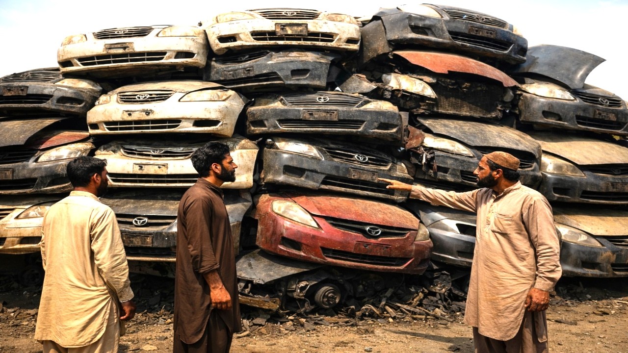 Удивительные навыки пакистанских механиков: ремонт сильно поврежденных автомобилей @Mechanical-Hands