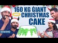 160 KG Giant Christmas Tree Cake Making with Makapa