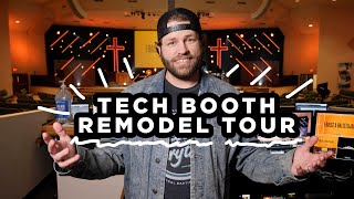 Tech Booth Remodel Tour  Ideas for Your Church