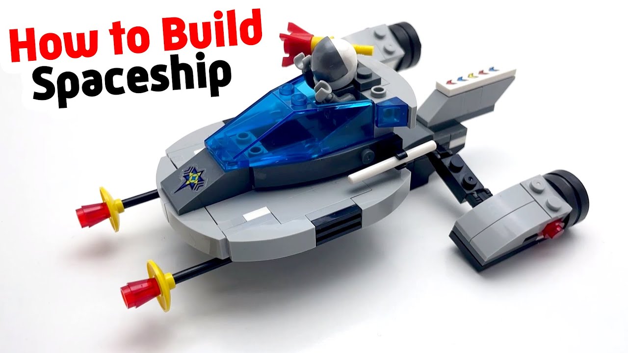 How to Build Spaceship with Astronaut Unofficial Lego Speed Build - YouTube