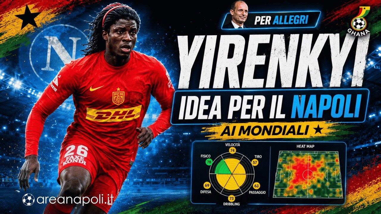 Yirenkyi (Ghana) ai Mondiali, idea per il Napoli di Allegri