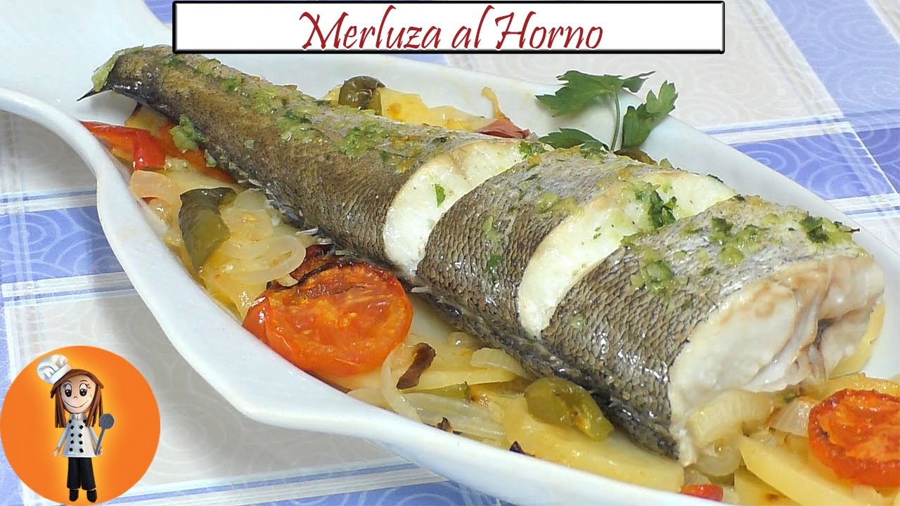 Merluza al Horno con Patatas y Verduras | Receta de Cocina en Familia
