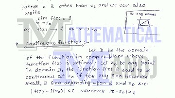(Notes)Complex Analysis | Unit -1 | Part-1 | MDU M.Sc Math 1st Sem | Mathematical Manoj |