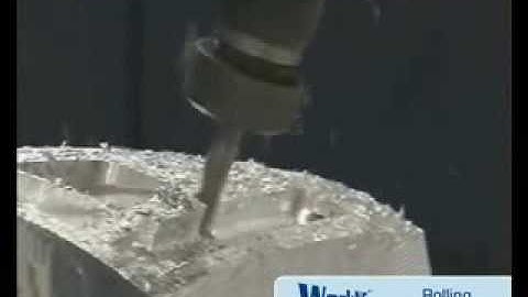 CNC CAD/CAM 5 axis rolling finishing-machining