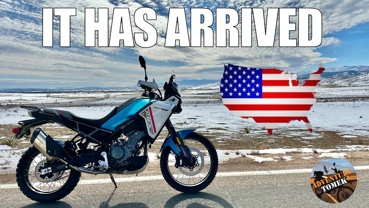 Finally in the USA CFMOTO 450MT Ibex | Total Cost and First Ride - YouTube