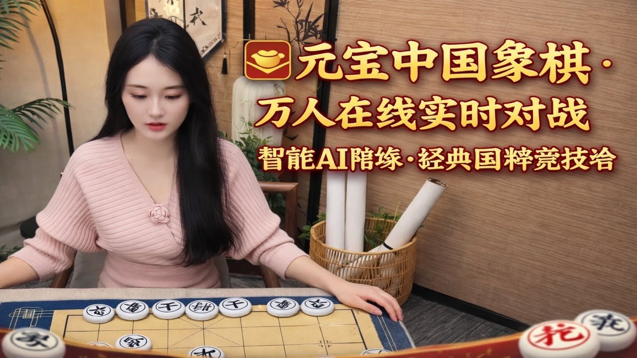 元宝中国象棋·万人在线实时对战·智能AI陪练·经典国粹竞技平台
