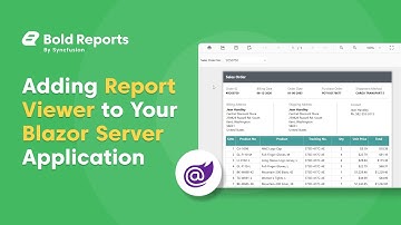 Adding Report Viewer (Classic) to Your Blazor Server App | Bold Reports