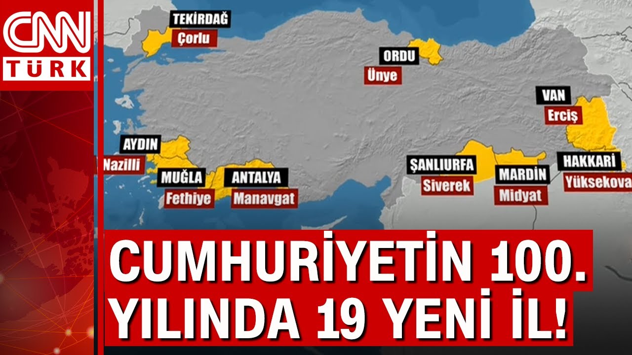 Hangi ilçeler il olma şartlarını yerine getiriyor? İşte tüm detaylar...