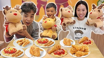 Thắng Tê Tê Đưa Bạn Voi và Hằng Nga Đi Tất Cả Các Cửa Hàng Gà Rán Để Săn Thú Bông Tuần Lộc