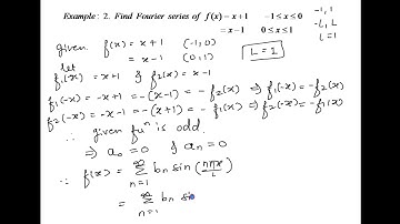 Lecture 13 Example on discontinuous function over (-L, L)