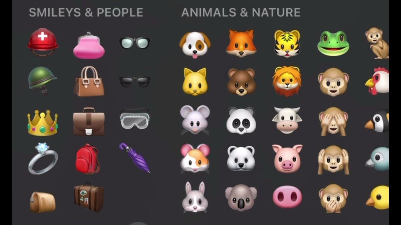 All Apple emojis( updated version) YouTube