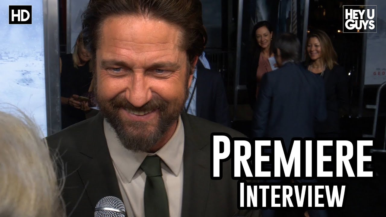 Gerard Butler Geostorm World Premiere Interviews YouTube