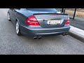 Mercedes E55 AMG straight pipe exhaust