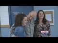 Surprise Squad: Military father gives his daughters huge surprise at school