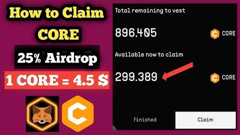How to Claim CORE Airdrop | Satoshi ORE Mining to Metamask
