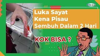 Luka Terkena Pisau Sembuh Dalam 2 Hari !!