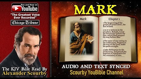 41 | Book of Mark | Read by Alexander Scourby | The GREATEST VOICE Ever Recorded!