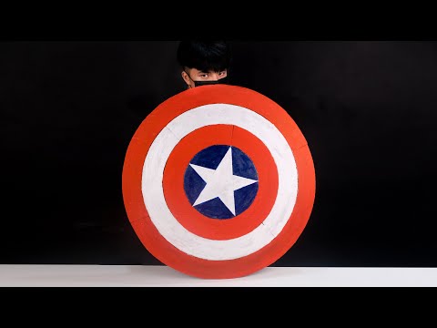 Video Tự Làm KHIÊN Captain America trong AVENGERS bằng Bìa... - youtube
