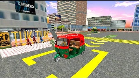 Tuk Tuk Auto Rickshaw Driving | Android Gameplay | Mobile games | Kids games