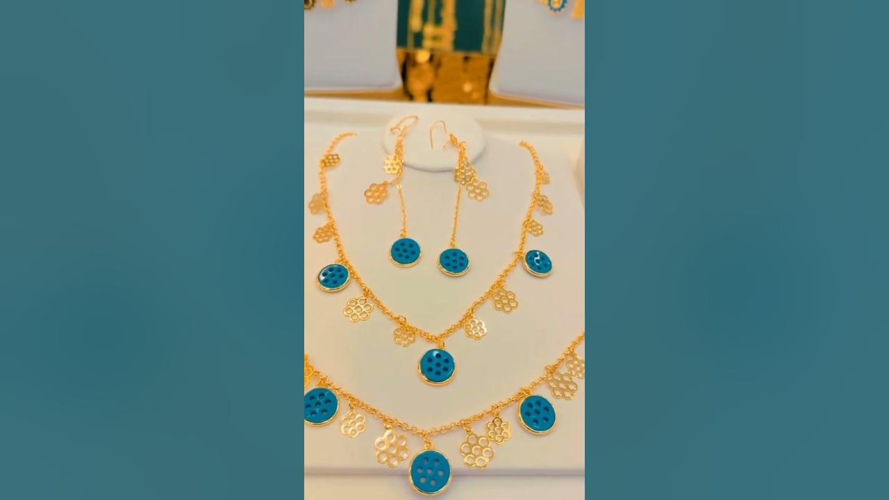 Beautiful Saudi gold 💛 jewellery - YouTube