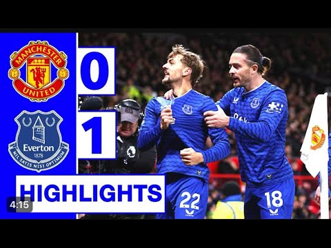 ملخص مباراة مانشستر يونايتد وايفرتون 0 1 اهداف مباراة مانشستر يونايتد وايفرتون اليوم 2025