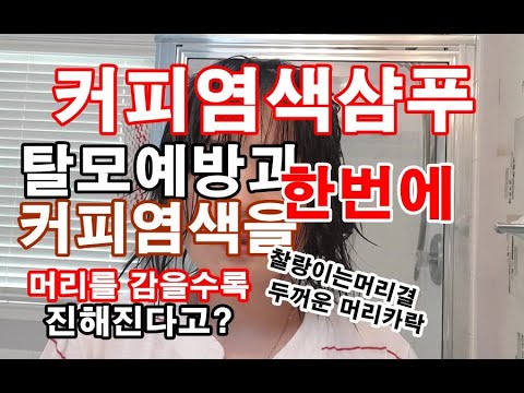 커피염색 샴푸 만드는법, 커피염색 하는법