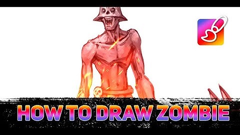 How To Draw Zombie | The Walking Dead