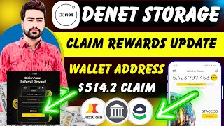 how to withdraw denet storage airdrop | denet storage airdrop withdrawal | denet airdrop withdraw