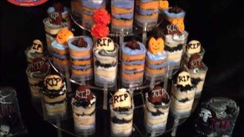 Cake Push Pop Halloween Display 3 Tier 40 Holes Stand by Monique