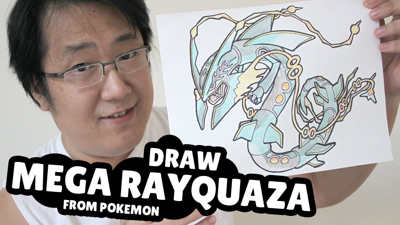 Rayquaza Pokemon. How to Draw Rayquaza pokemon, Shiny Rayquaza 