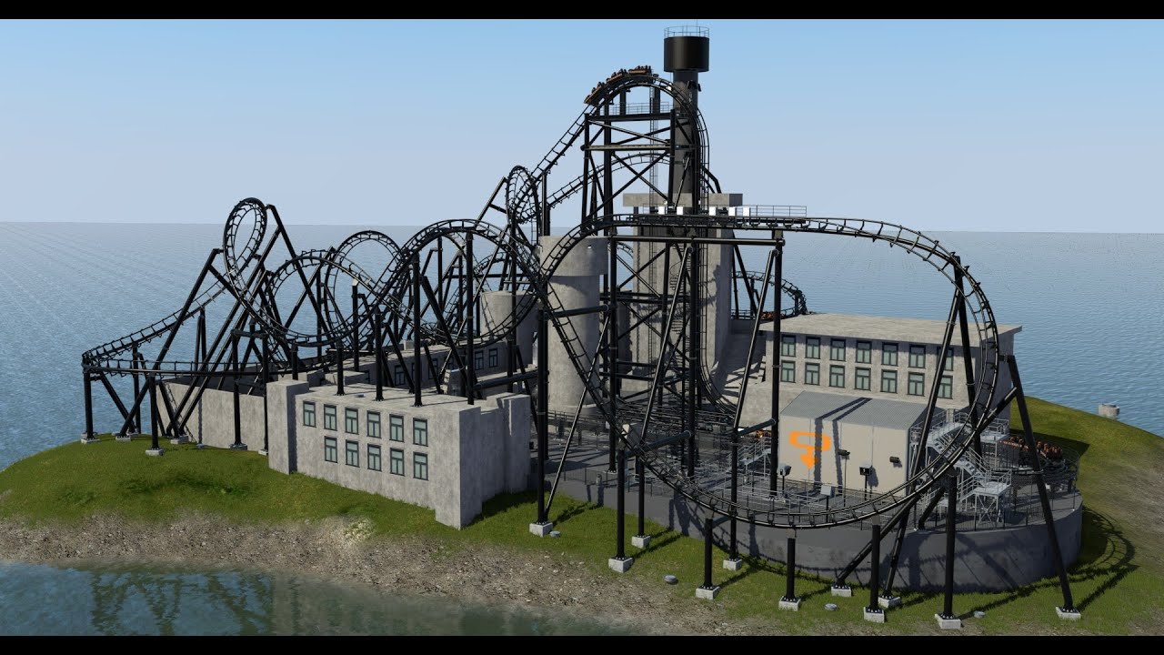 [Nolimits 2] Oblivion - Arrow Dynamics prototype vertical lift coaster