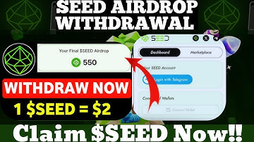 How to claim your SEED Airdrop || connect Sui wallet on seed || Withdraw $SEED token #airdrop #seed