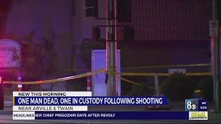 Man killed in Spring Valley shooting, suspect in custody after fleeing scene and returning