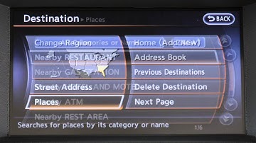 2014 Nissan Maxima - Navigation System Overview (if so equipped)