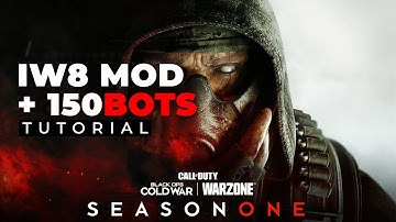 HOW TO PLAY WARZONE SEASON ONE OFFLINE WITH 150 BOTS [TUTORIAL IW8-MOD]
