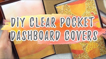 DIY TN Dashboard Covers  |  Travelers Notebook Clear Dashboard Covers