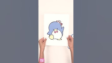 Make this supercute Tuxedosam and Hello Kitty tablecloth! 💙 #sanrio #Tuxedosam #HelloKitty