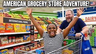 My First time at the American grocery store 🇺🇲 I have never seen anything like this!