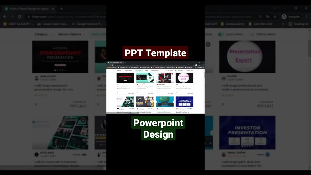 Powerpoint Presentation Design | Powerpoint Design | PPT Design | #fiverr #shortvideo #short